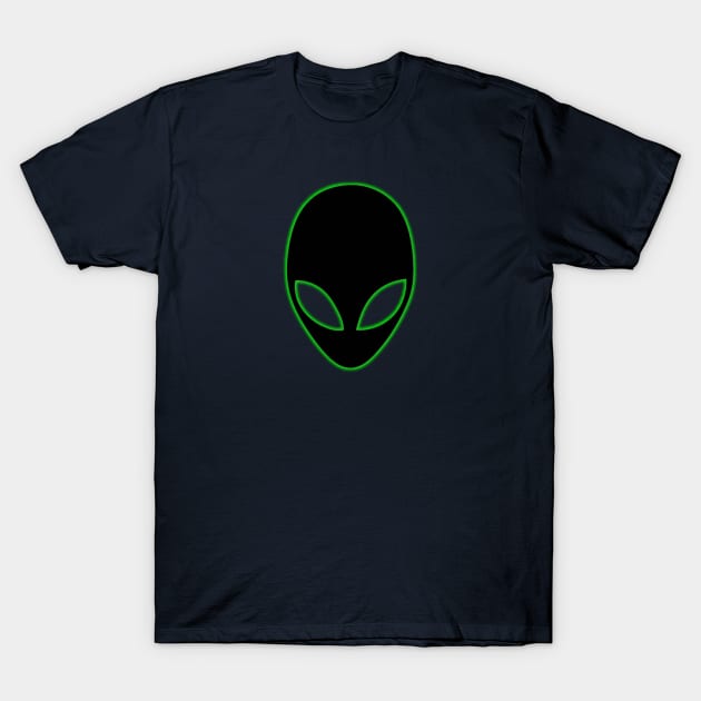 Alien Head T-Shirt by GreenGuyTeesStore